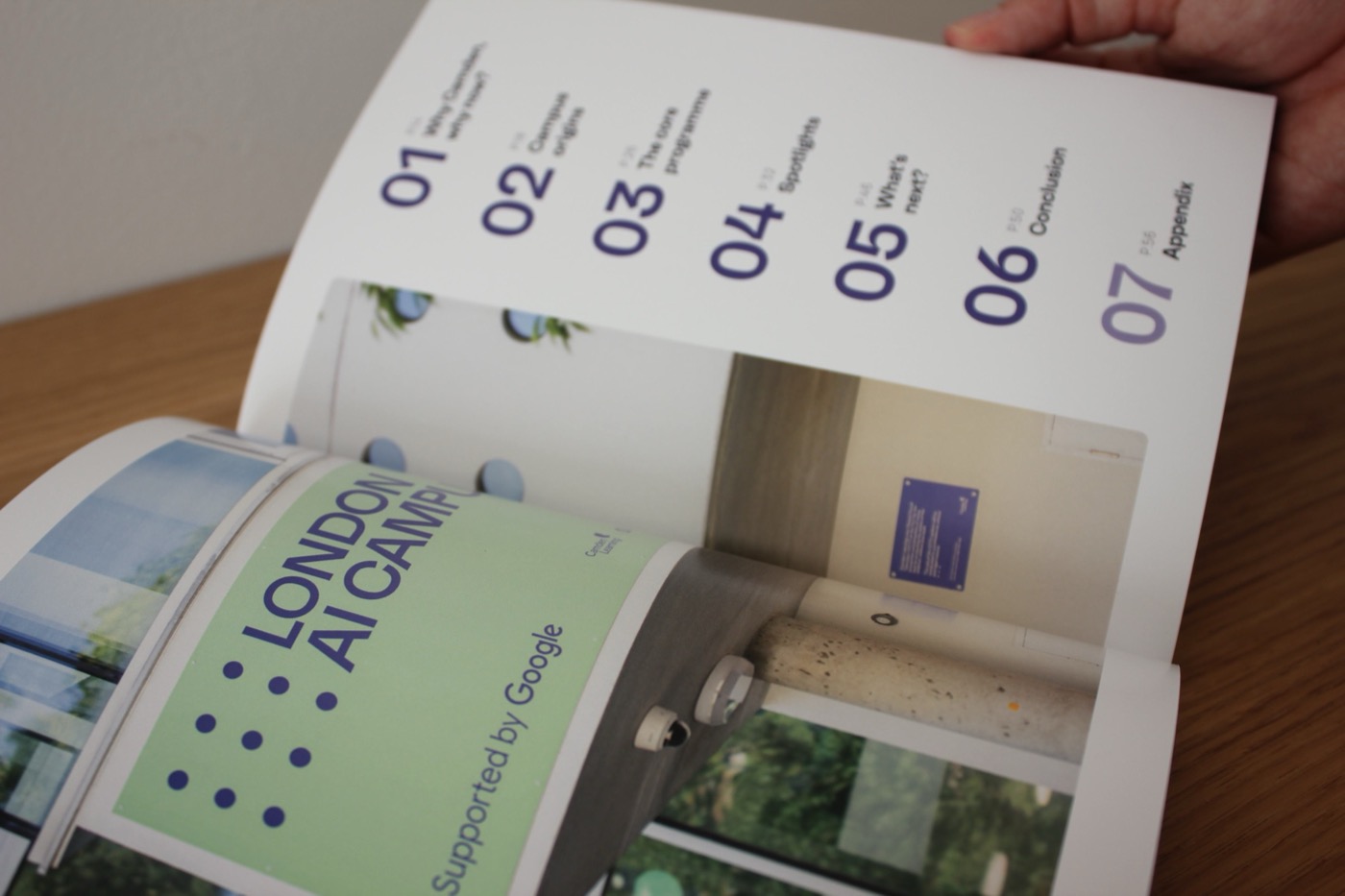 Index spread of the London AI Campus report